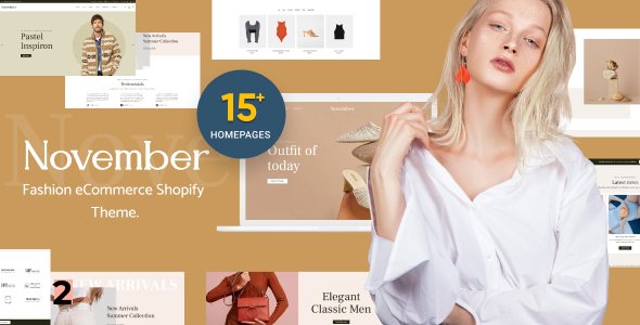November – Multipurpose Sections Shopify Theme